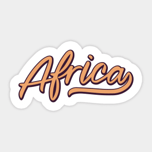 Beautiful African Landscape Sticker